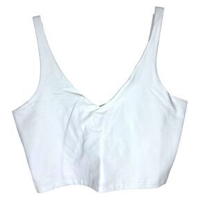 NEW Susana Monaco Very V Crop Top in Sugar Large